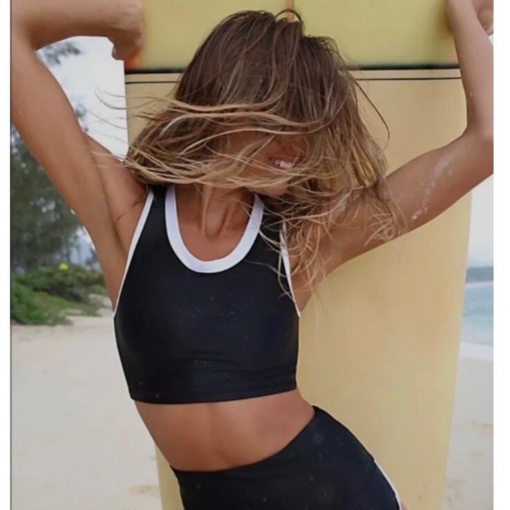 NWT Free People X SALT GYPSY Crop Surf Bikini Top